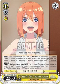 Cheerful Girl, Yotsuba Nakano (V.1 - Uncommon) - The Quintessential Quintuplets 2