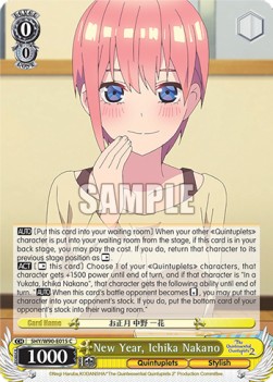 New Year, Ichika Nakano (V.1 - Common) - The Quintessential Quintuplets 2