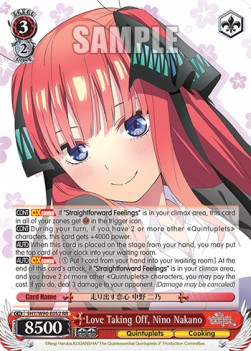 Love Taking Off, Nino Nakano (V.1 - Double Rare) - The Quintessential Quintuplets 2