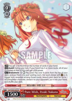 Pure Wish, Itsuki Nakano (V.1 - Rare) - The Quintessential Quintuplets 2