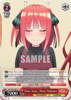 New Year, Nino Nakano (V.1 - Common) - The Quintessential Quintuplets 2