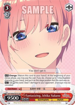Fantasizing, Ichika Nakano (V.2 - Super Rare) - The Quintessential Quintuplets 2