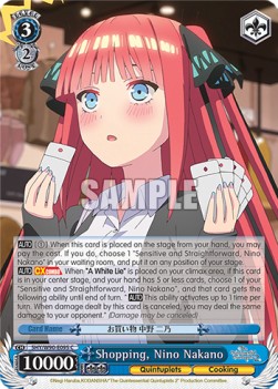 Shopping, Nino Nakano (V.1 - Common) - The Quintessential Quintuplets 2