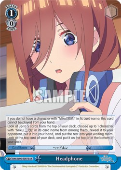 Headphone (V.2 - Super Rare) - The Quintessential Quintuplets 2