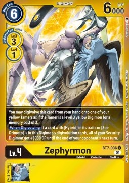Zephyrmon (BT7-036) - Event Pack 3