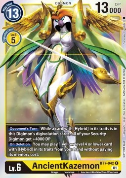 AncientKazemon (BT7-042) - Event Pack 3