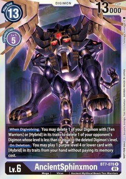 AncientSphinxmon (BT7-078) - Event Pack 3