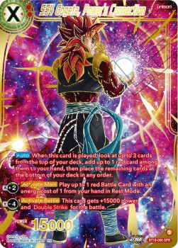 SS4 Gogeta, Power's Connection (V.1 - Special Rare) - Dawn of the Z-Legends