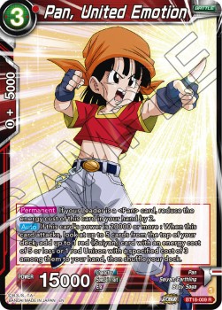 Pan, United Emotion - Dawn of the Z-Legends