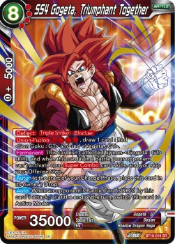 SS4 Gogeta, Triumphant Together (V.1 - Super Rare) - Dawn of the Z-Legends