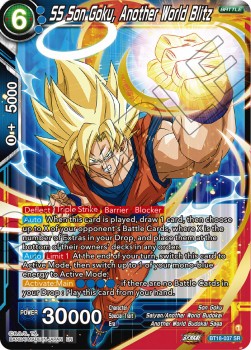 SS Son Goku, Another World Blitz (V.2 - Super Rare) - Dawn of the Z-Legends