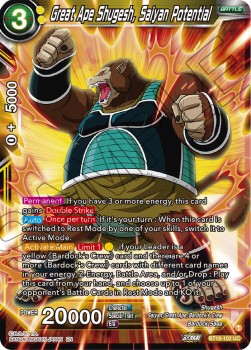 Great Ape Shugesh, Saiyan Potential - Dawn of the Z-Legends