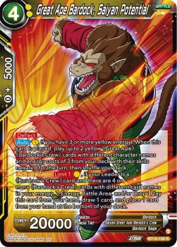 Great Ape Bardock, Saiyan Potential - Dawn of the Z-Legends