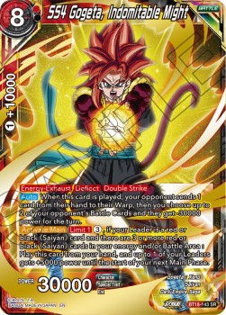 SS4 Gogeta, Indomitable Might (V.1 - Super Rare) - Dawn of the Z-Legends