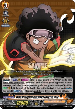 Wind of Laughter that Blows Away Evil, Joco [D Format] (V.1 - Triple Rare) - SHAMAN KING