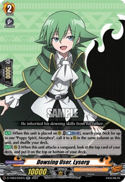 Dowsing User, Lyserg [D Format] (V.1 - Double Rare) - SHAMAN KING