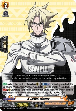 X-LAWS, Marco [D Format] (V.1 - Double Rare) - SHAMAN KING