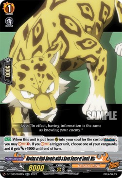 Moving at High Speeds with a Keen Sense of Smell, Mic [D Format] (V.1 - Double Rare) - SHAMAN KING