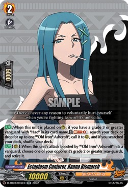 Ectoplasm Conjurer, Kanna Bismarch [D Format] (V.1 - Double Rare) - SHAMAN KING
