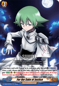 For the Sake of Justice [D Format] (V.1 - Double Rare) - SHAMAN KING