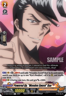 Powered Up, "Wooden Sword" Ryu [D Format] (V.1 - Rare) - SHAMAN KING