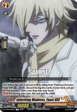 Inheriting Madness, Faust VIII [D Format] (V.1 - Rare) - SHAMAN KING