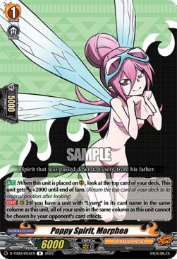 Poppy Spirit, Morphea [D Format] (V.1 - Rare) - SHAMAN KING