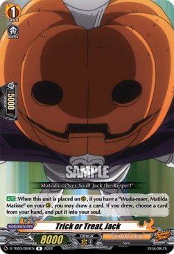 Trick or Treat, Jack [D Format] (V.1 - Rare) - SHAMAN KING