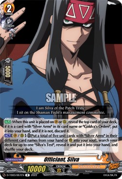 Officiant, Silva [D Format] (V.1 - Rare) - SHAMAN KING