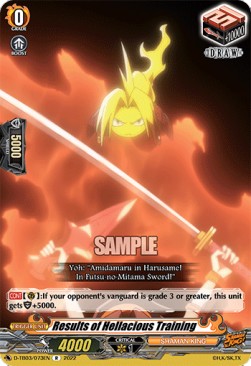 Results of Hellacious Training [D Format] (V.1 - Rare) - SHAMAN KING