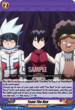 Team The Ren [D Format] (V.1 - Rare) - SHAMAN KING