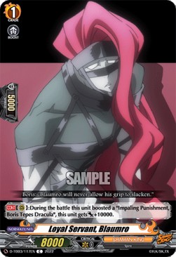 Loyal Servant, Blaumro [D Format] (V.1 - Common) - SHAMAN KING