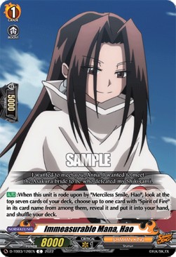 Immeasurable Mana, Hao [D Format] (V.1 - Common) - SHAMAN KING