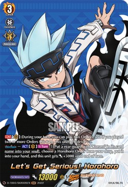 Let's Get Serious! Horohoro [D Format] (V.2 - Feature Rare) - SHAMAN KING