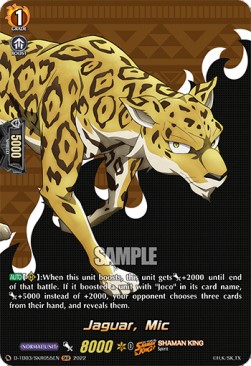 Jaguar, Mic [D Format] (V.2 - Feature Rare) - SHAMAN KING