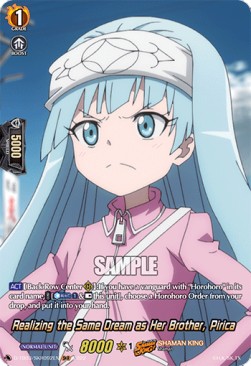 Realizing the Same Dream as Her Brother, Pirica [D Format] (V.2 - Feature Rare) - SHAMAN KING