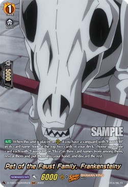 Pet of the Faust Family, Frankensteiny [D Format] (V.2 - Feature Rare) - SHAMAN KING