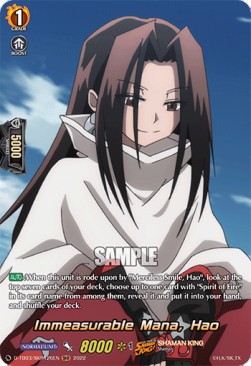 Immeasurable Mana, Hao [D Format] (V.2 - Feature Rare) - SHAMAN KING