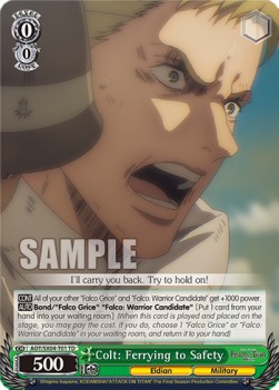 Colt: Ferrying to Safety - Attack On Titan: Final Season