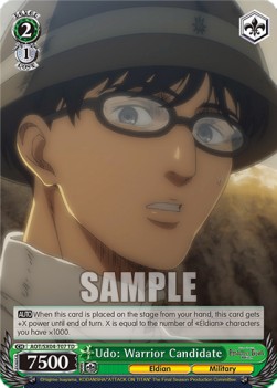 Udo: Warrior Candidate - Attack On Titan: Final Season