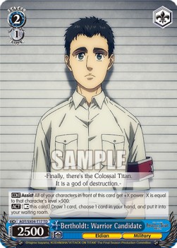 Bertholdt: Warrior Candidate - Attack On Titan: Final Season