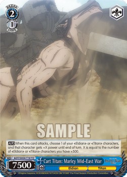 Cart Titan: Marley Mid-East War - Attack On Titan: Final Season