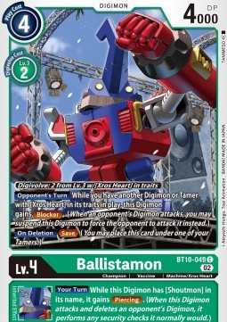 Ballistamon (BT10-049) - Xros Encounter
