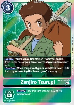Zenjiro Tsurugi (BT10-090) - Xros Encounter