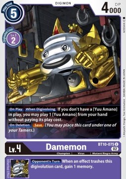 Damemon (BT10-075) - Xros Encounter