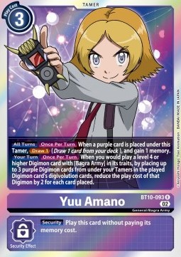 Yuu Amano (BT10-093) - Xros Encounter