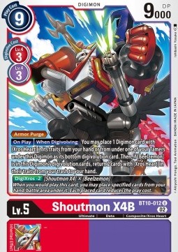 Shoutmon X4B (BT10-012) - Xros Encounter