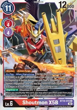 Shoutmon X5B (BT10-015) - Xros Encounter