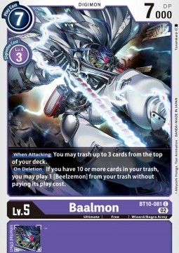 Baalmon (BT10-081) - Xros Encounter