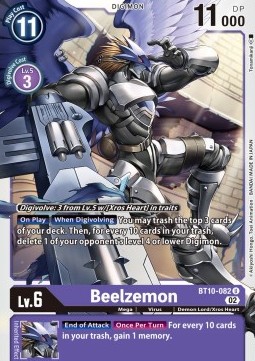Beelzemon (BT10-082) (V.1) - Xros Encounter